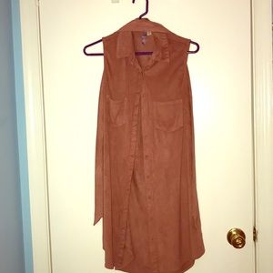 Pinkish brown dress with pockets